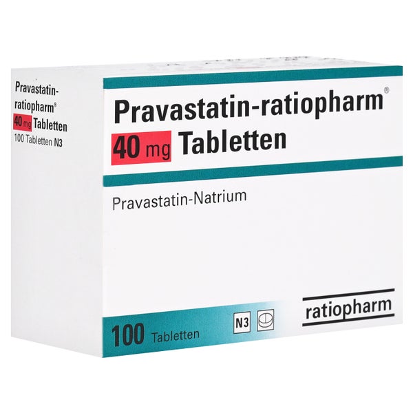 Pravastatin-ratiopharm 40 mg Tabletten 100 St