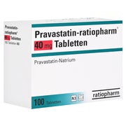 Pravastatin-ratiopharm 40 mg Tabletten 100 St