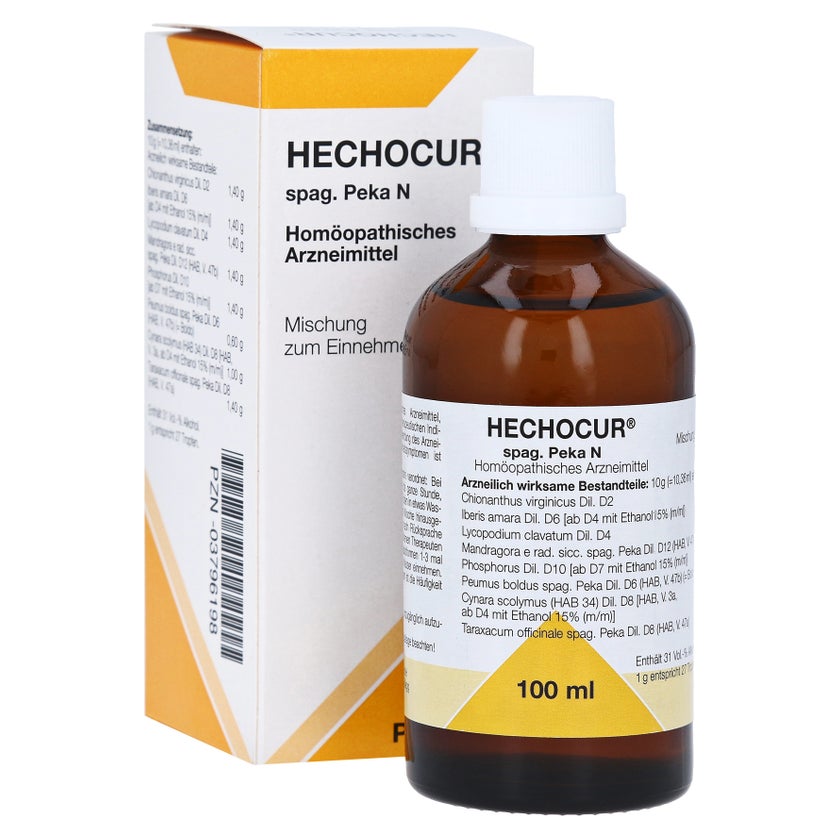 Hechocur Spag.peka N Tropfen 100 ml