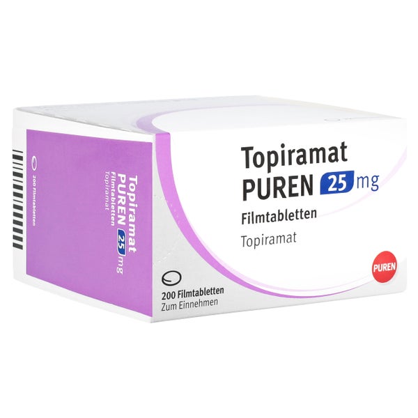 Topiramat Puren 25 mg Filmtabletten 200 St