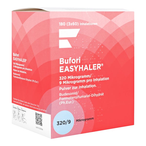 Bufori Easyhaler 320/9 µg/Dosis 3x60 ED 3 St