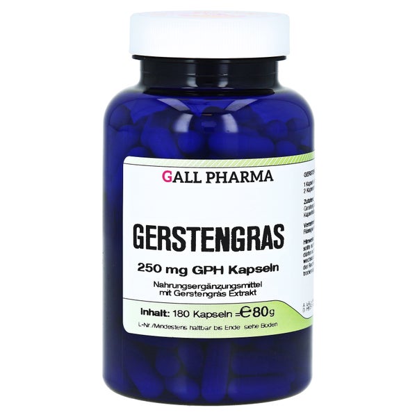 Gerstengras 250 mg GPH Kapseln 180 St
