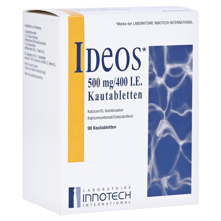 Ideos 500 Mg/400 I.E. Kautabletten - Reimport 90 St