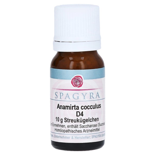 Anamirta Cocculus D 4 Globuli 10 g