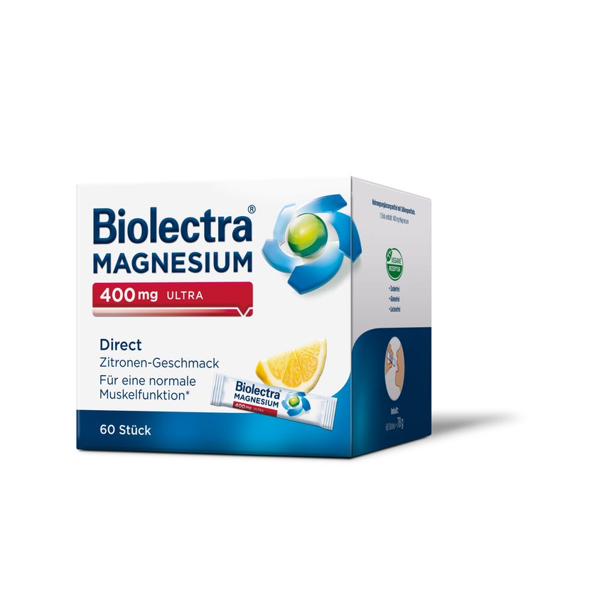 Biolectra MAGNESIUM 400 mg ultra Direct 60 St