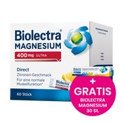 Produktabbildung: Biolectra MAGNESIUM 400 mg ultra Direct 60 St