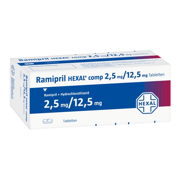 RAMIPRIL HEXAL comp. 2,5 mg/12,5 mg Tabletten 100 St