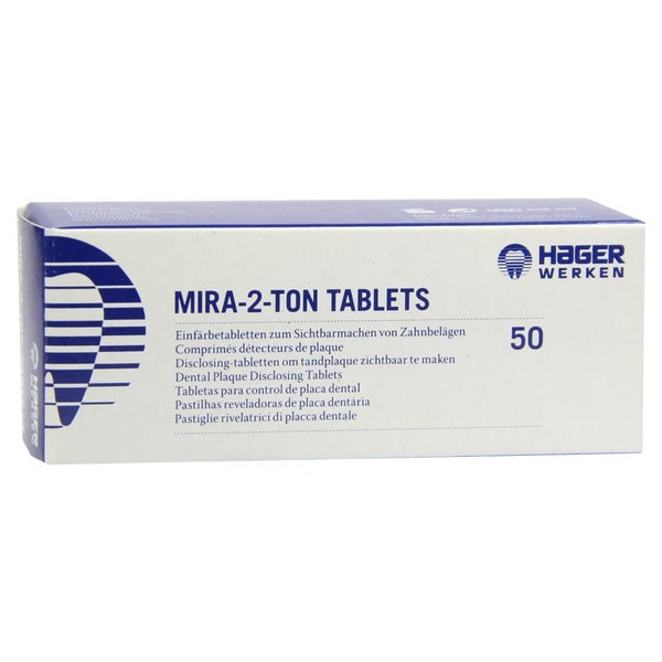 MIRA 2 Ton Plaque Einfärbe Tabletten 50 St