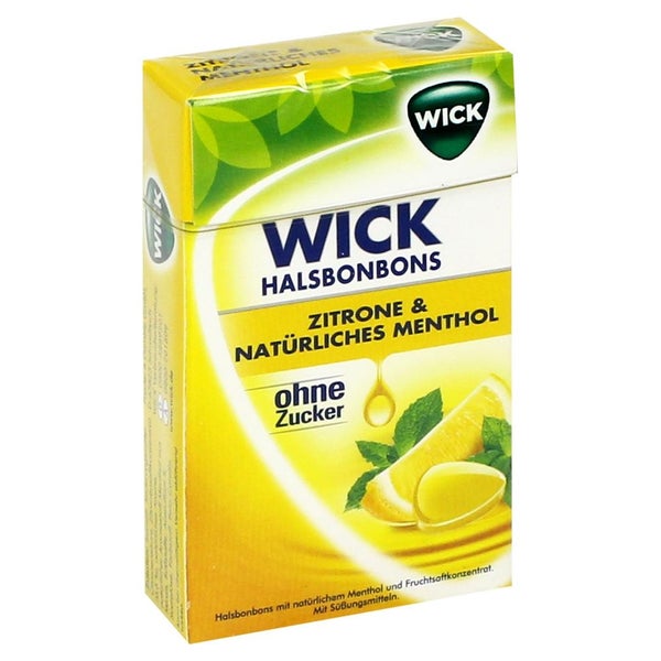 WICK Zitrone & natürliches Menthol Bonb. 46 g