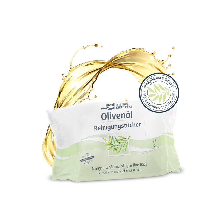 Olivenöl Reinigungstücher 25 St