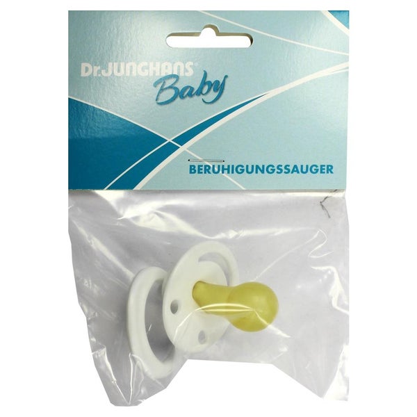 Beruhigungssauger Kirschf.lat.0-6 M.weiß 1 St
