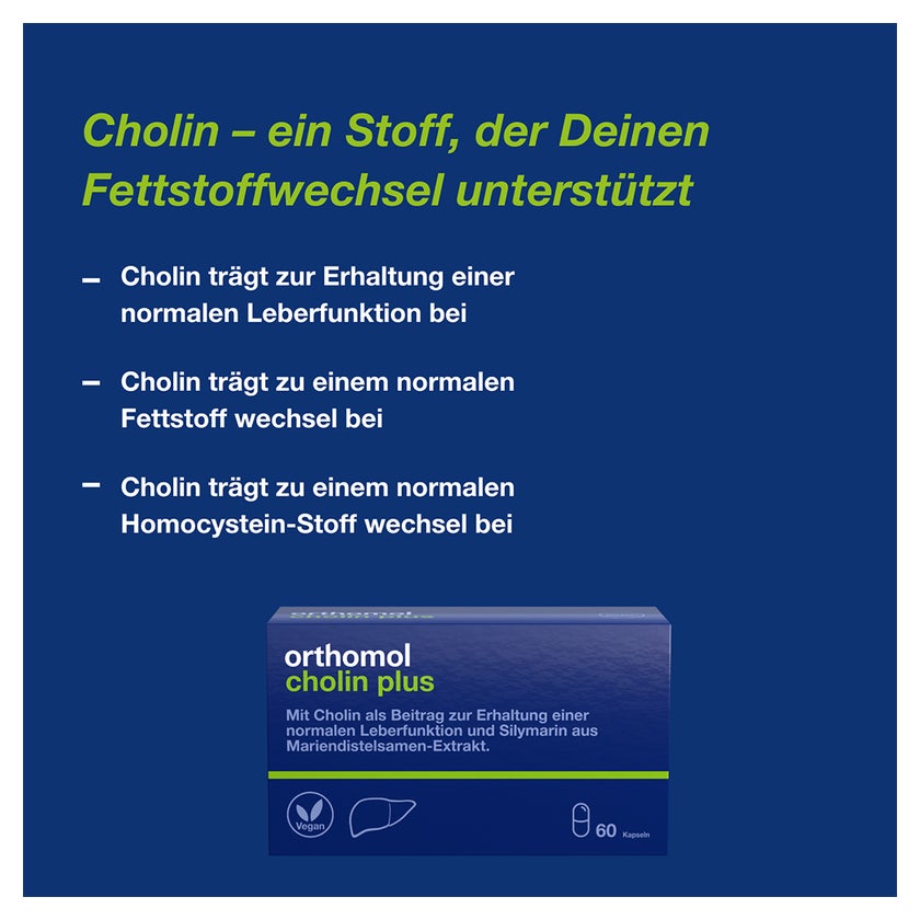 Orthomol Cholin Plus Kapseln 60 St