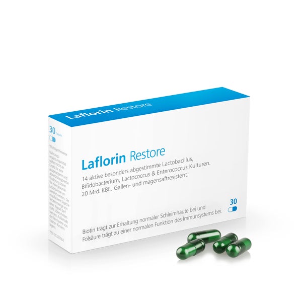Laflorin Restore Magensaftresistente Kap 30 St
