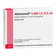 Abseamed 4.000 I.E./0,4 ml 6X0,4 ml