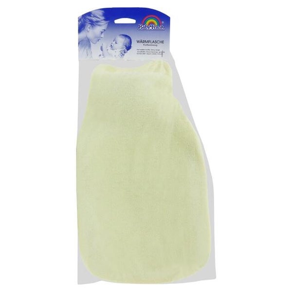 Wärmflasche groß mit Frotteebezug gelb 1 St
