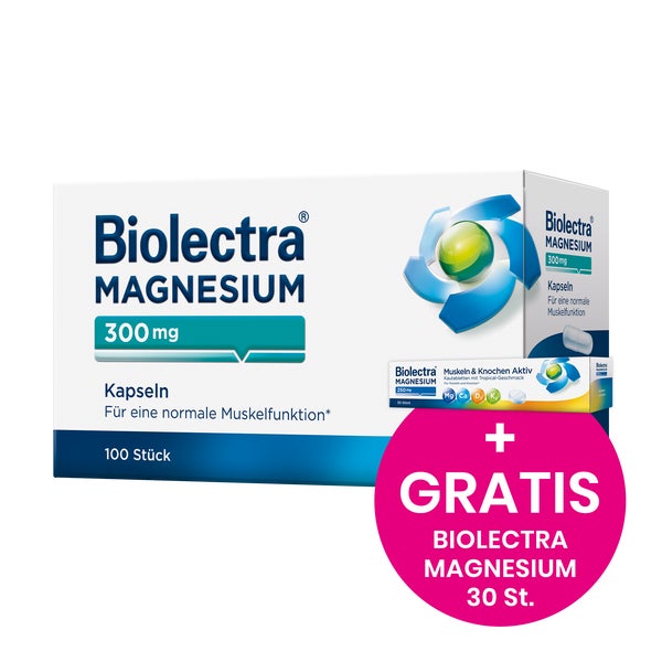 Biolectra Magnesium 300 mg Kapseln 100 St