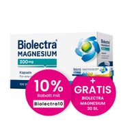 Produktabbildung: Biolectra Magnesium 300 mg Kapseln 100 St