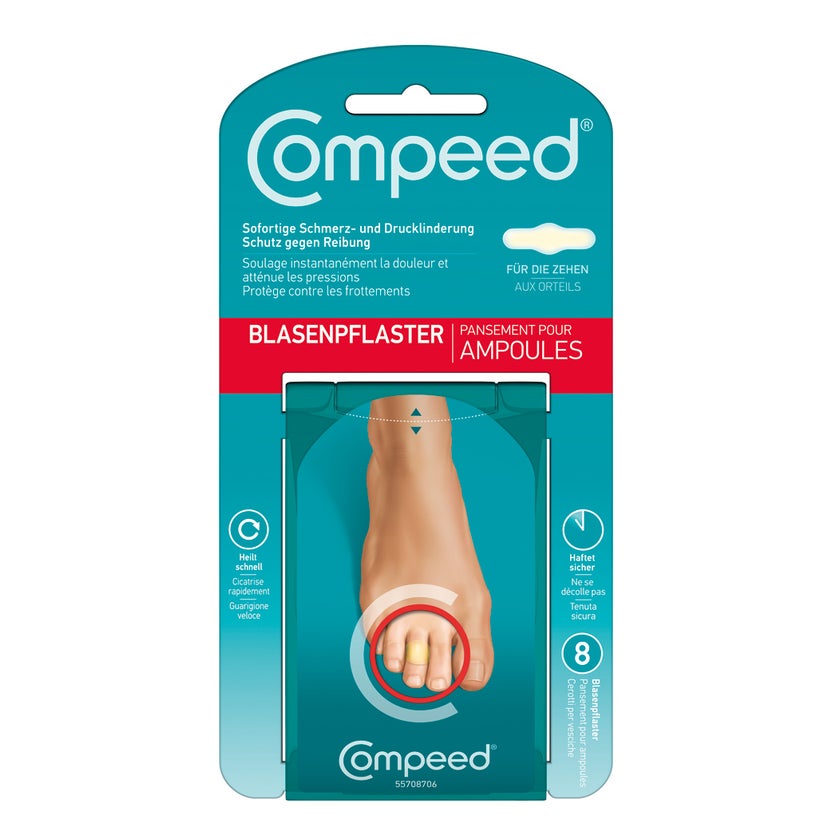 Compeed Blasenpflaster an den Zehen 8 St