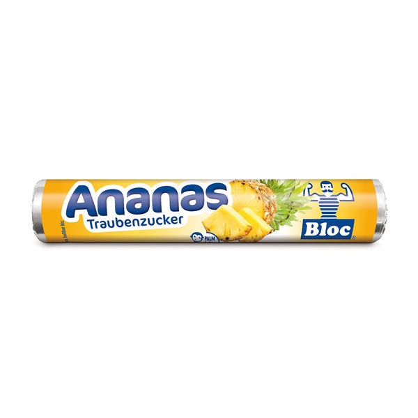 BLOC Traubenzucker Ananas Rolle 1 St