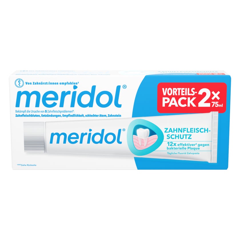 meridol Zahnpasta 2X75 ml