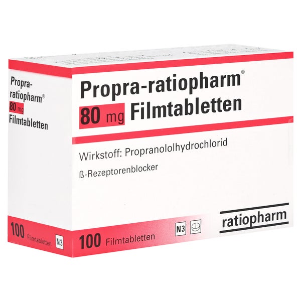 Propra-ratiopharm 80 mg Filmtabletten 100 St