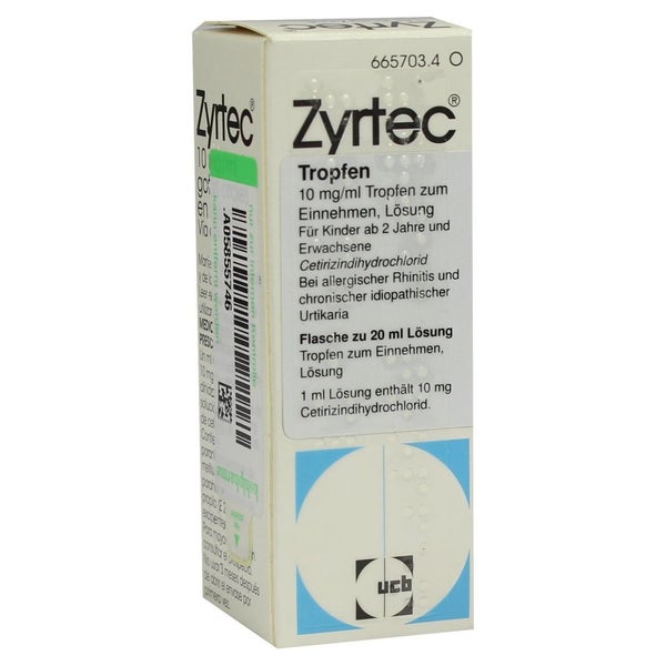 Zyrtec 10 Mg/ml Tropfen Reimport - Reimport 20 ml