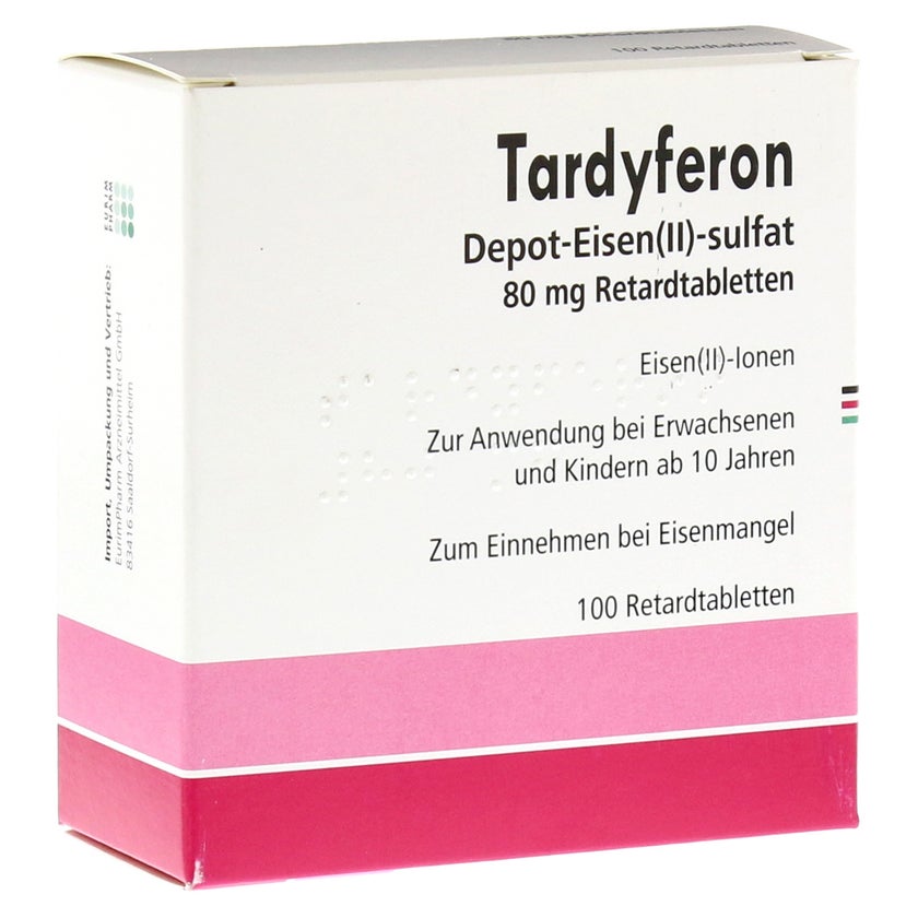 Tardyferon Depot-eisen(ii)-sulfat 80 mg - Reimport 100 St