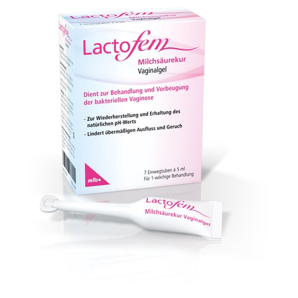 Lactofem Milchsäurekur Vaginalgel 7X5 ml