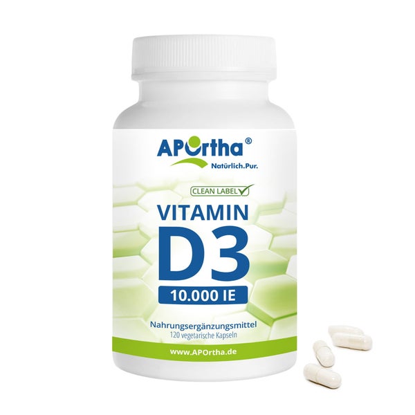 APOrtha® Vitamin D3 Depot 10.000 IE - 250 µg - Kapseln 120 St