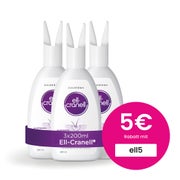 Produktabbildung: Ell-cranell 250 Mikrogramm/ml Lsg.z.Anw. 3X200 ml