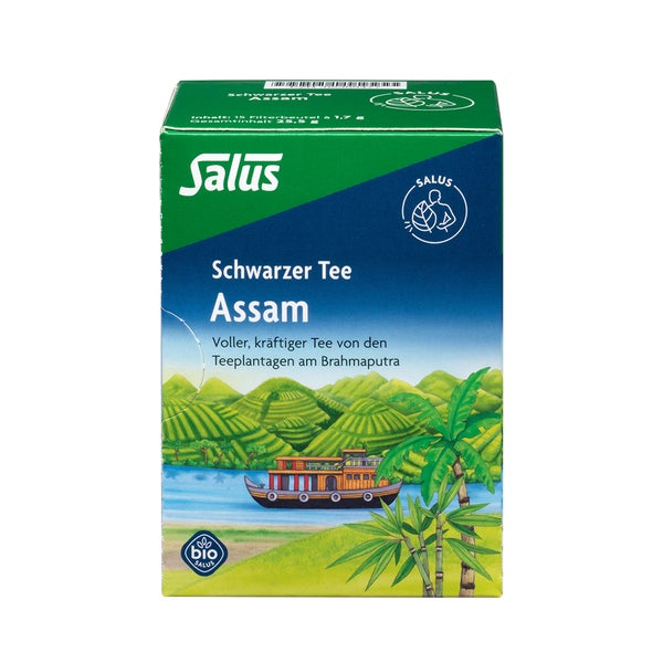 Assam Schwarzer Tee Bio Salus Filterbeut 15 St