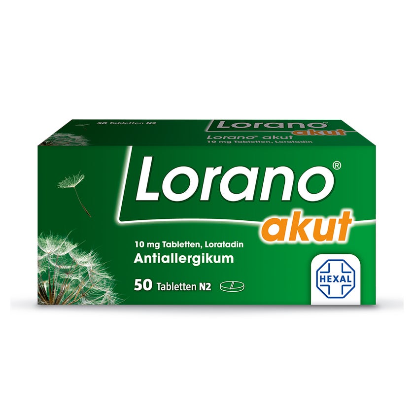 Lorano akut Antiallergikum 50 St