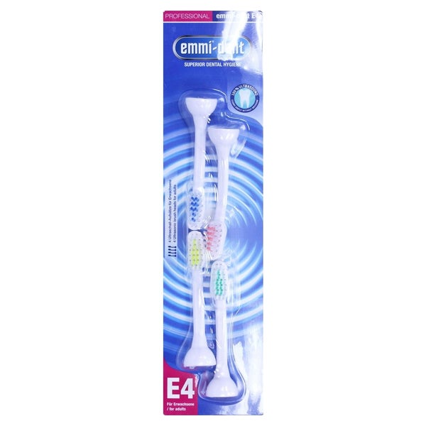 Emmi-dent Ultraschall Bürstenkopf Erwach 4 St