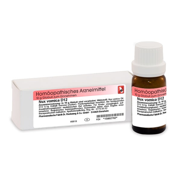 Dr. Reckeweg Nux Vomica D12 Globuli 10 g