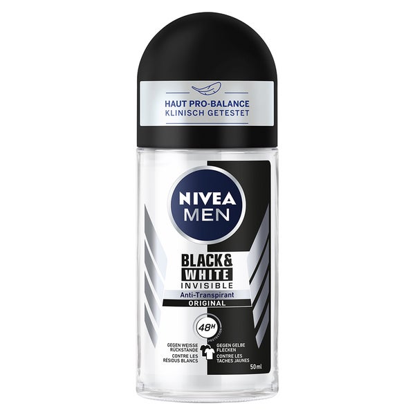 Nivea MEN Deo Roll-on invisible black & 50 ml