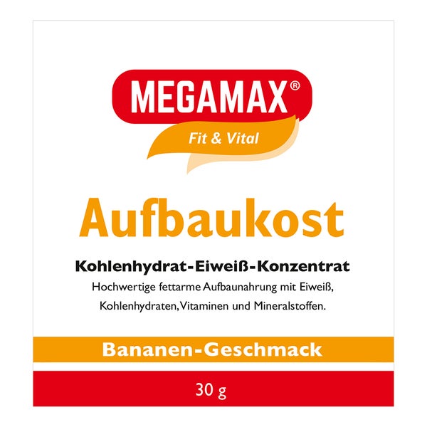 MEGAMAX AUFBAUKOST BANANE 30 g