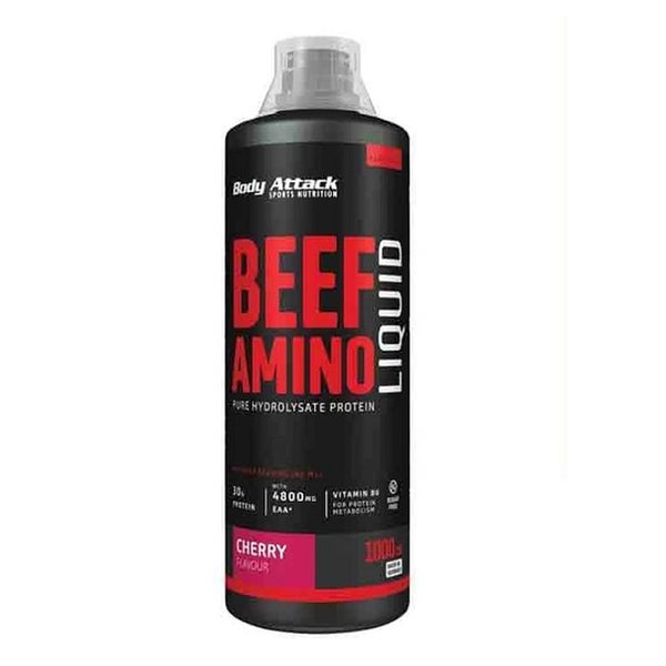 Body Attack Beef Amino Liquid - Orange 1000 ml