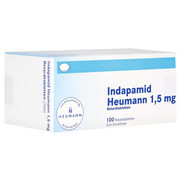 INDAPAMID Heumann 1,5 mg Retardtabletten 100 St