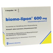 Produktabbildung: Biomo-lipon 600 mg Ampullen 10 St