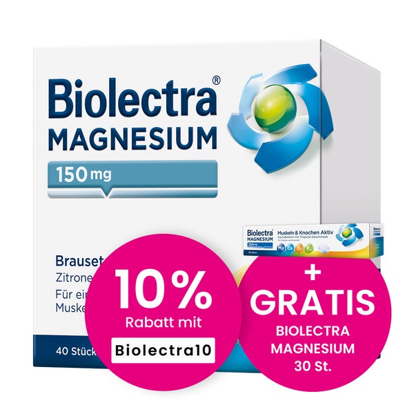 Biolectra Magnesium 150 mg Zitrone Braus 40 St