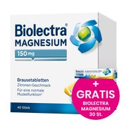 Produktabbildung: Biolectra Magnesium 150 mg Zitrone Braus 40 St