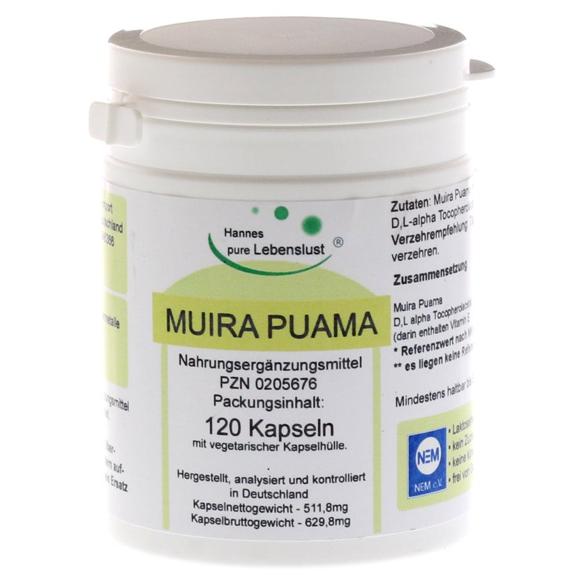 Muira Puama 500 Vegi Kapseln 120 St