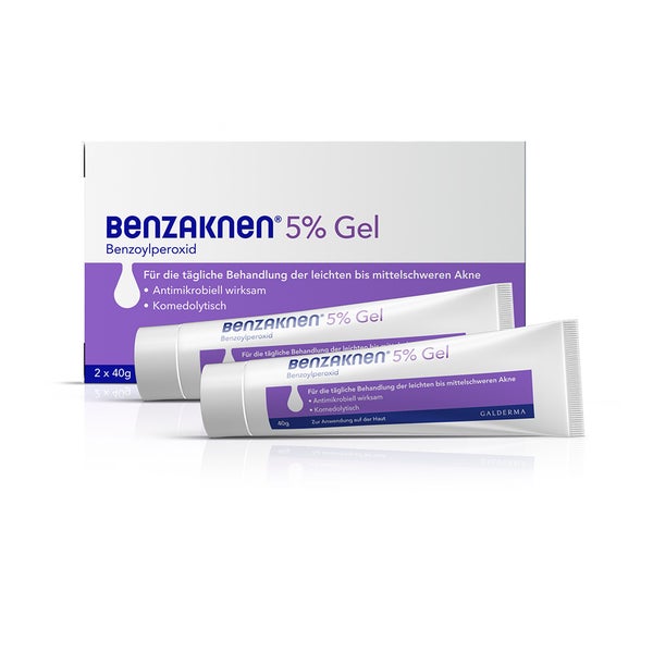 Benzaknen 5% Gel 2X40 g