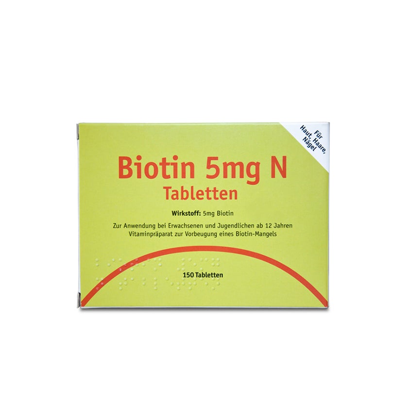 Biotin 5 mg N Tabletten 150 St