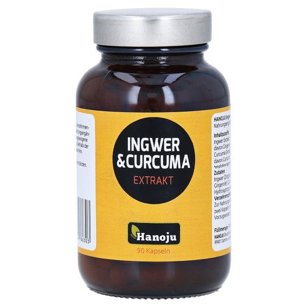 Curcuma 200 Mg+ingwer 200 mg Kapseln 90 St