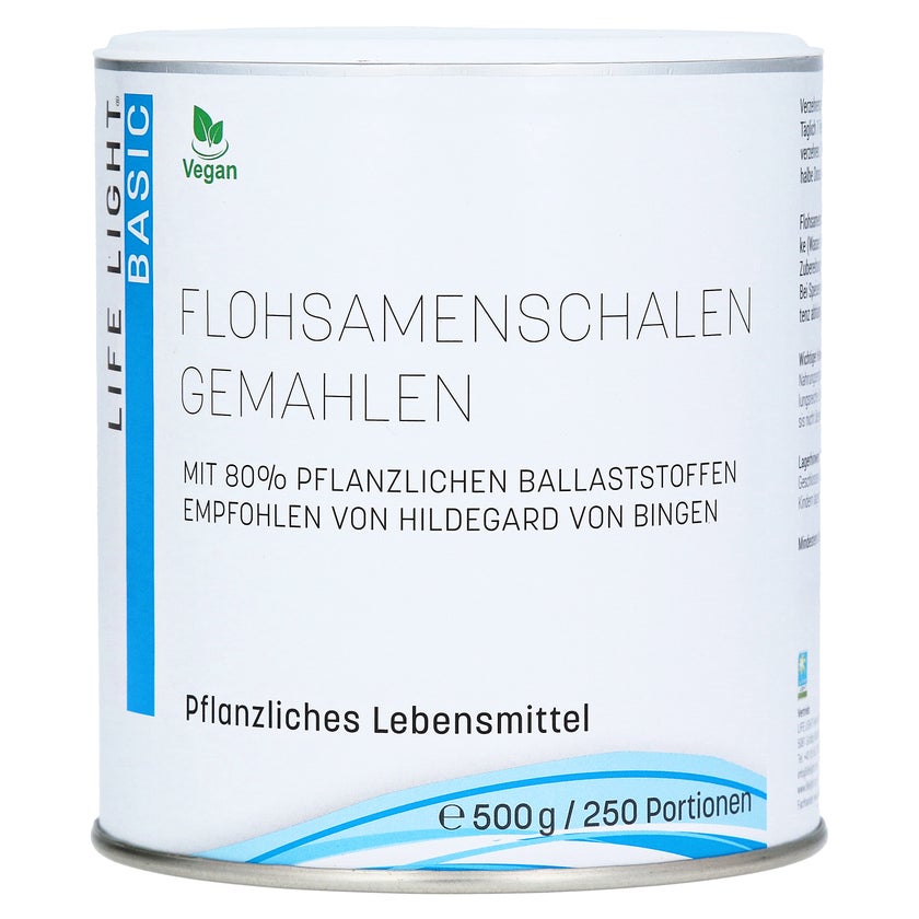 Flohsamenschalen Gemahlen Pulver 500 g