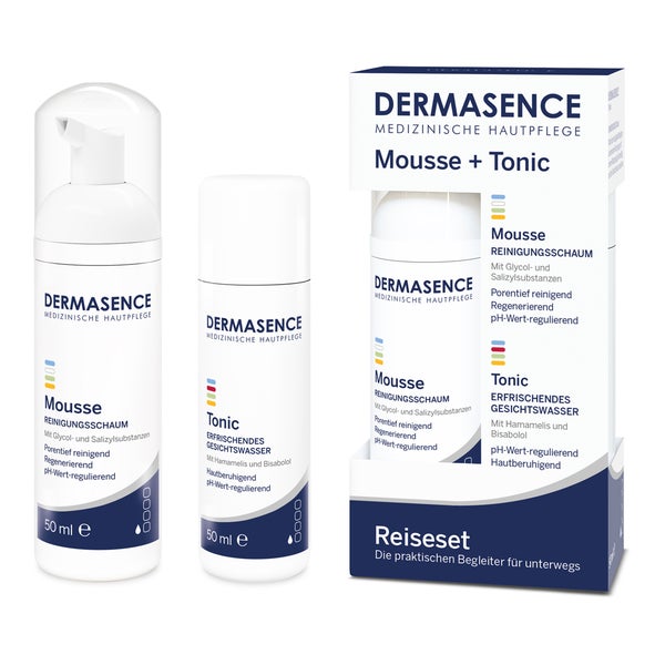 DERMASENCE Reiseset: Mousse + Tonic 2X50 ml