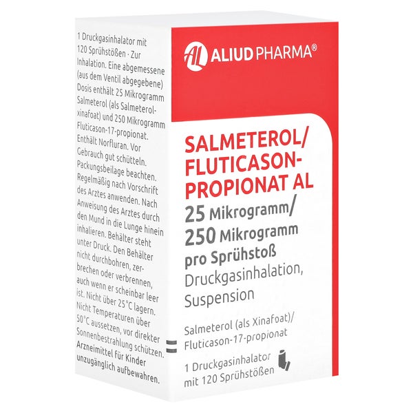 SALMETEROL/Fluticasonpropionat AL 25µg/250µg 1 St