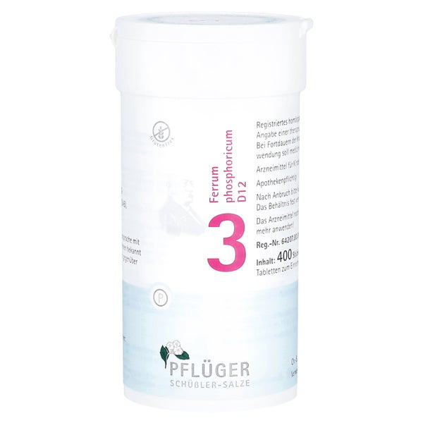 Biochemie Pflüger Schüßler-Salz Nr. 3 Ferrum phosp. D12 400 St