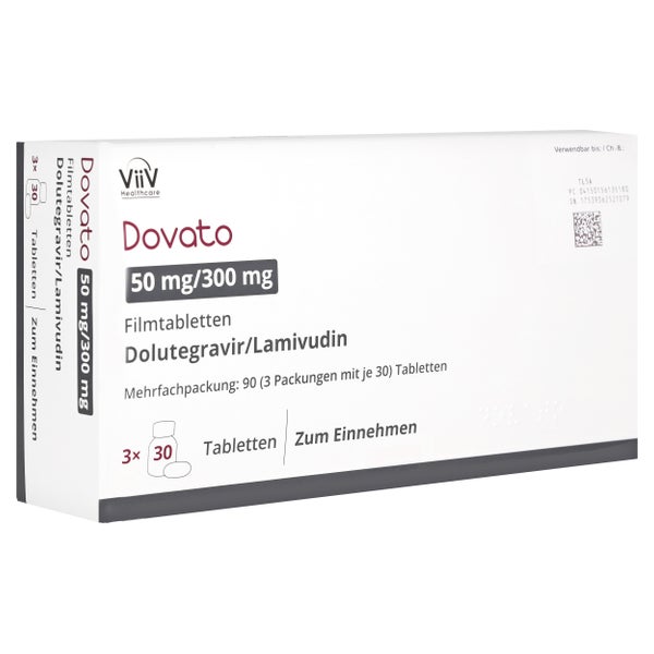 Dovato 50 Mg/300 mg Filmtabletten 3X30 St